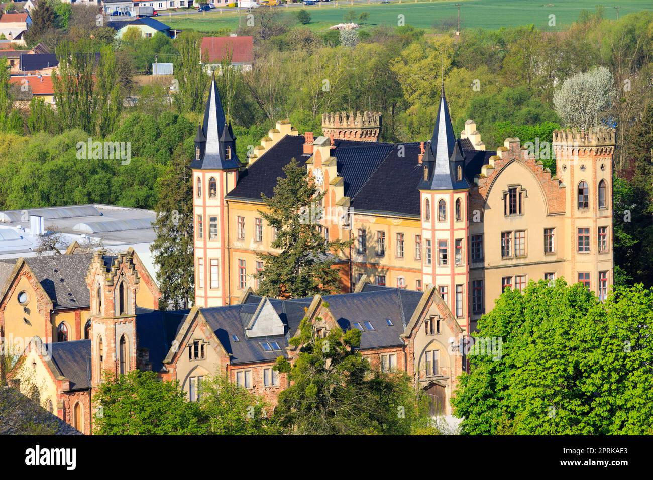 Burg Bzenec in Südmähren, Tschechische Republik Stockfoto
