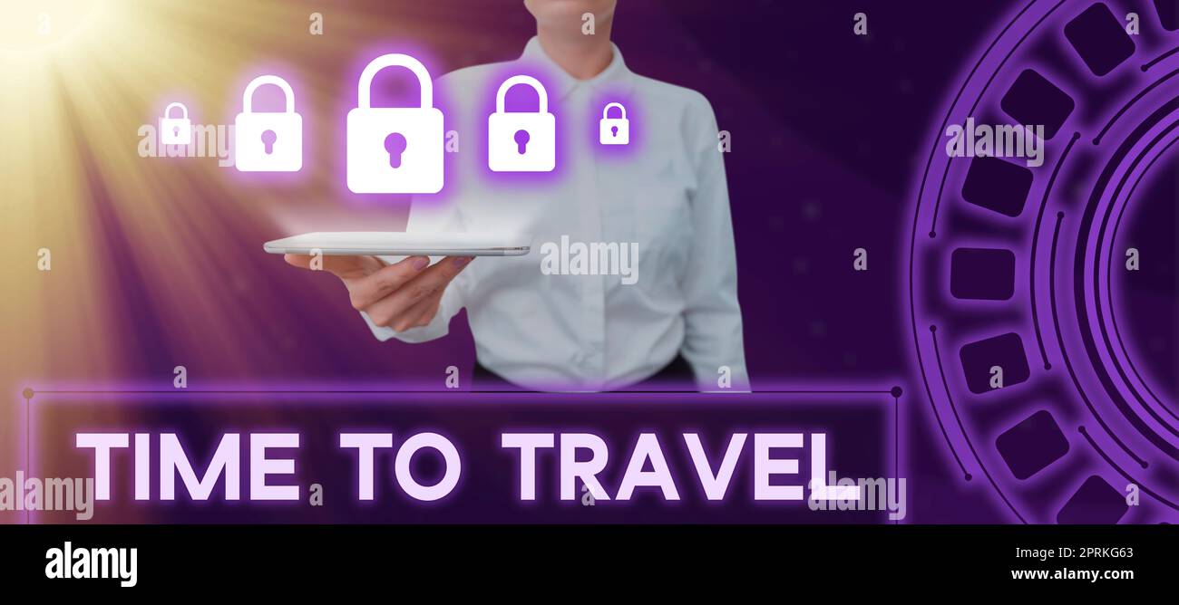 Handschrift Text Time To Travel, Business Idea Collect Moments Old Ways öffnet keine neuen Türen. Gehen wir auf Entdeckungsreise. Stockfoto