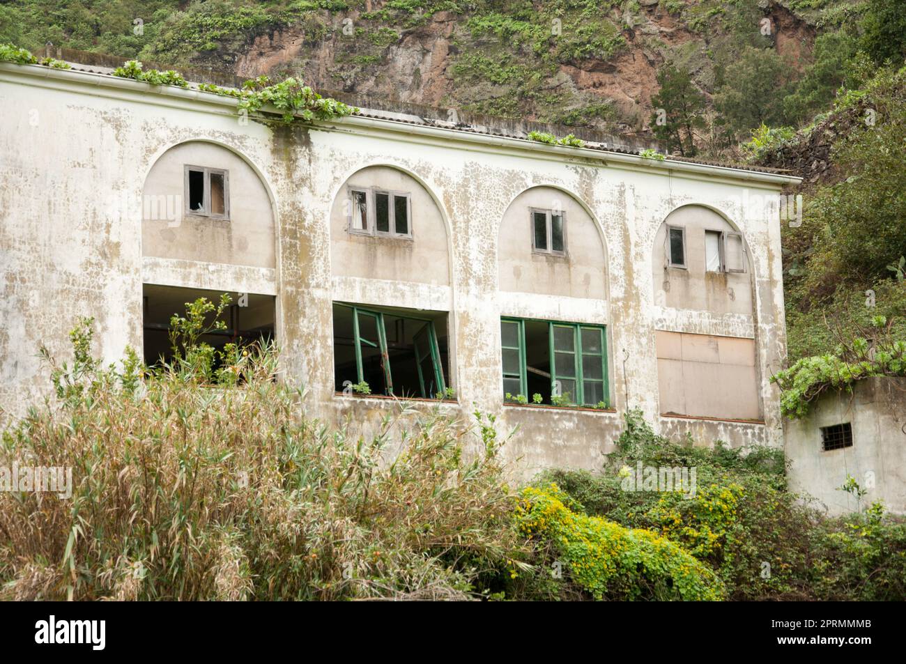 Verlassene Villa in Valsendero. Stockfoto