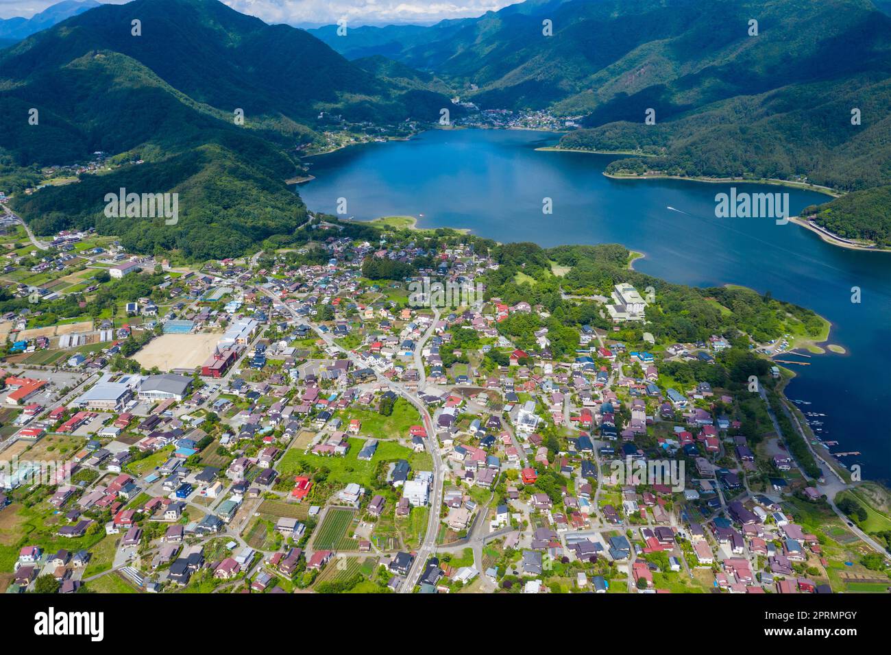 Ishigaki Island, Japan, 18. Juni 2019: Draufsicht auf Ishigaki Island Stockfoto