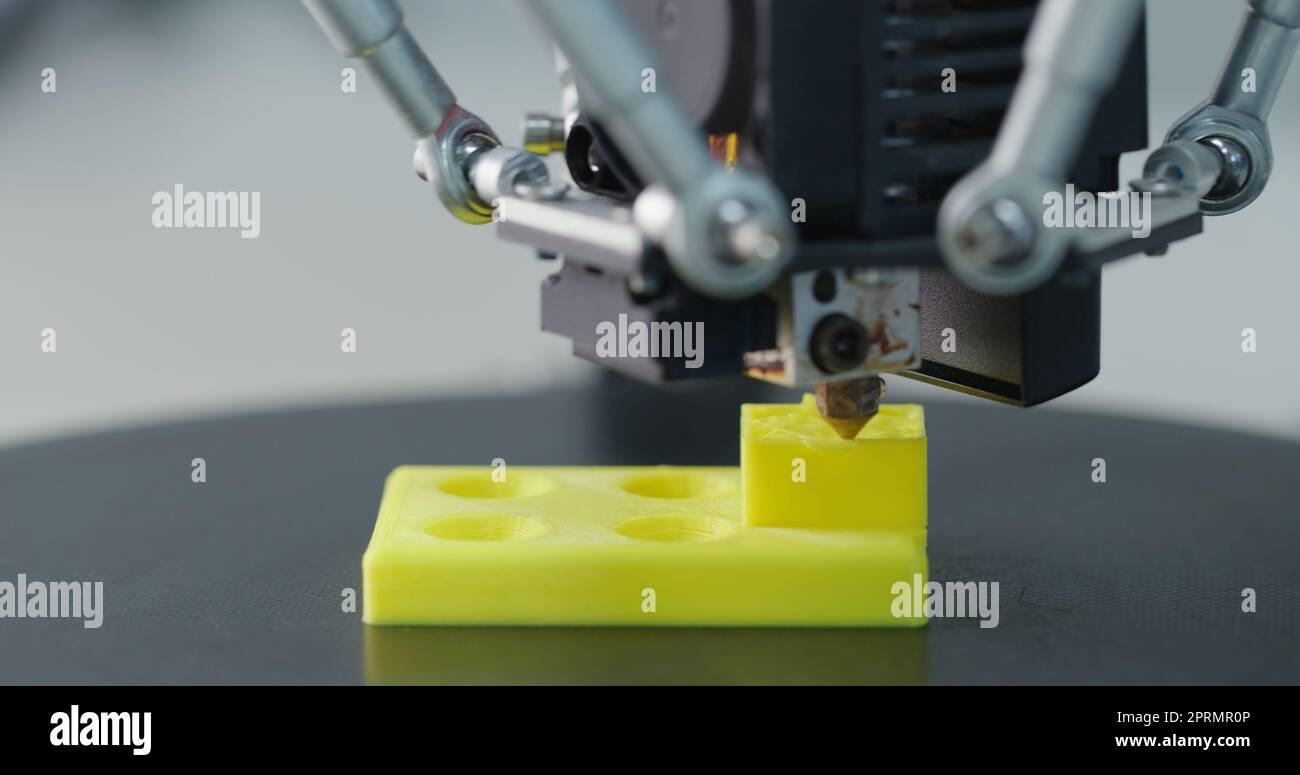 Designer arbeiten mit 3D-Drucker Stockfoto