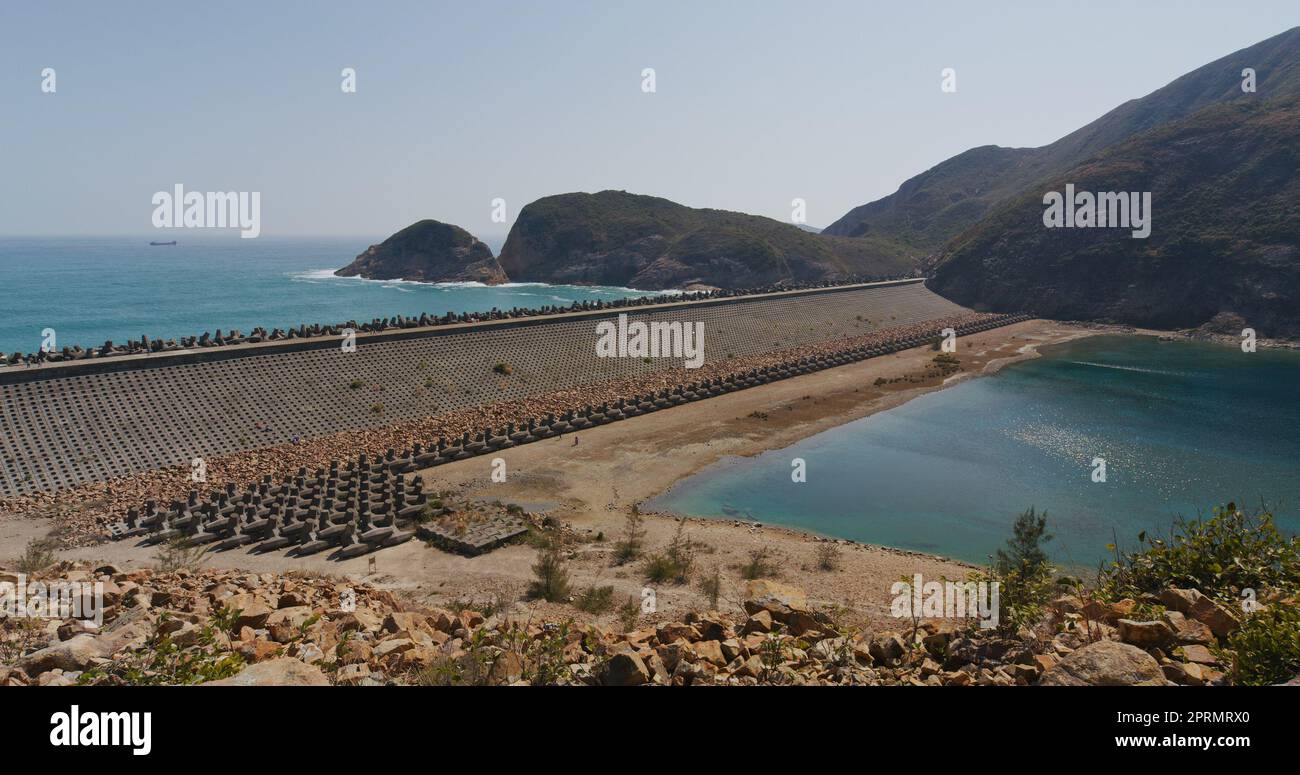 High Island Reservoir in Hong Kong Geo Park Stockfoto