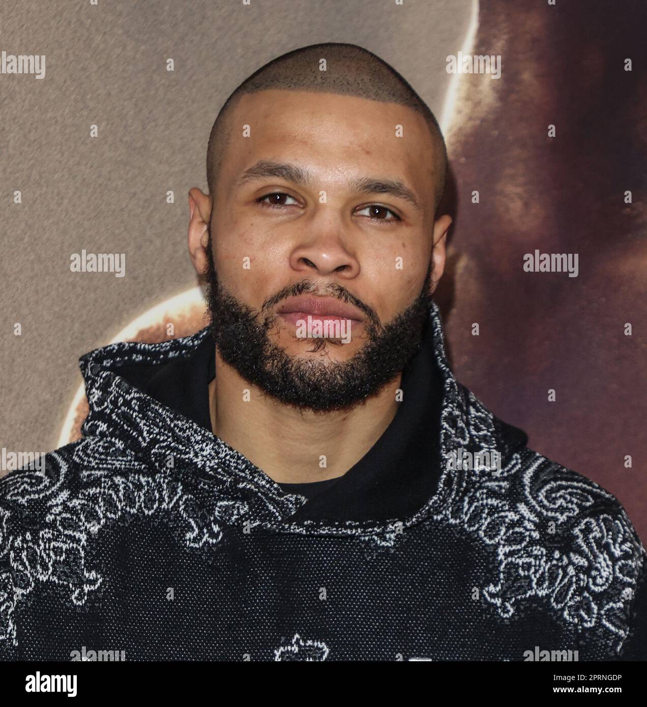 Chris Eubank Jr hat an einer VIP-Gala-Vorführung von „Big George Foreman“ im Ham Yard Hotel in London teilgenommen. (Foto: Brett Cove / SOPA Images / Sipa USA) Stockfoto