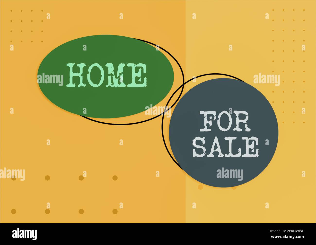 Konzeptuelle Darstellung Startseite zum Verkauf. Wort für Haus zur Verfügung, um gekauft werden Immobilien-Angebot Stockfoto