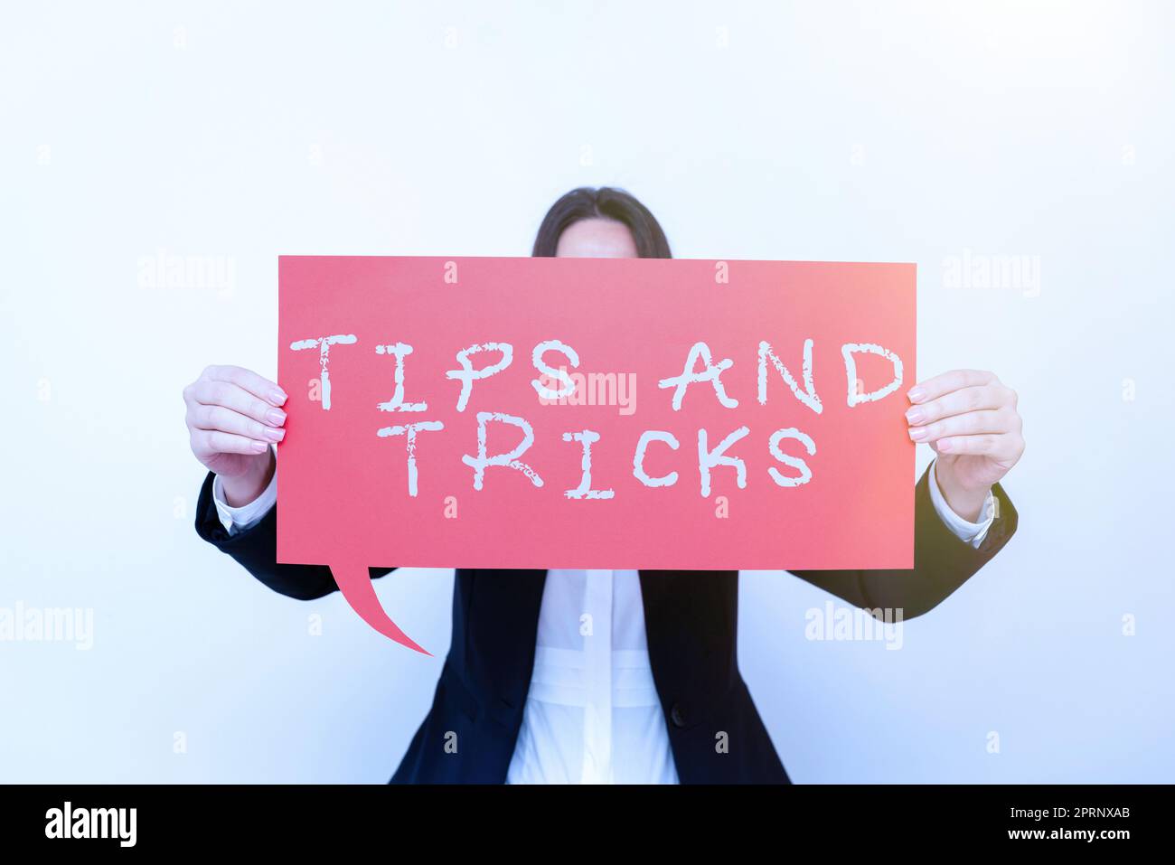 Konzeptionelle Beschriftung Tipps und Tricks hilfreiche Tipps, die bestimmte Aktionen einfacher machen. Wort für hilfreiche Ratschläge, die bestimmte Aktionen einfacher machen Stockfoto