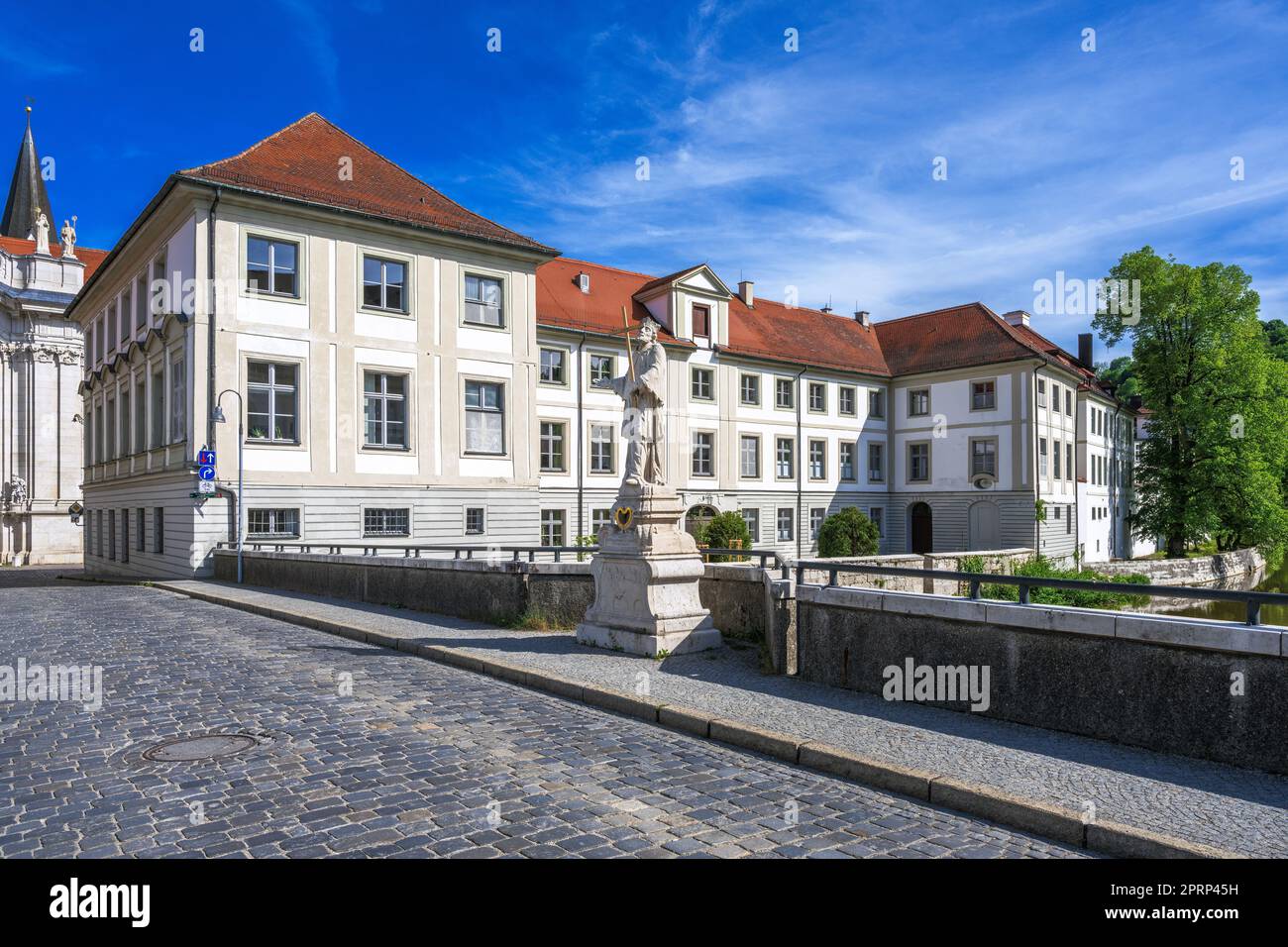 Historisches Gebäude in der Stadt Eichstätt Stockfoto