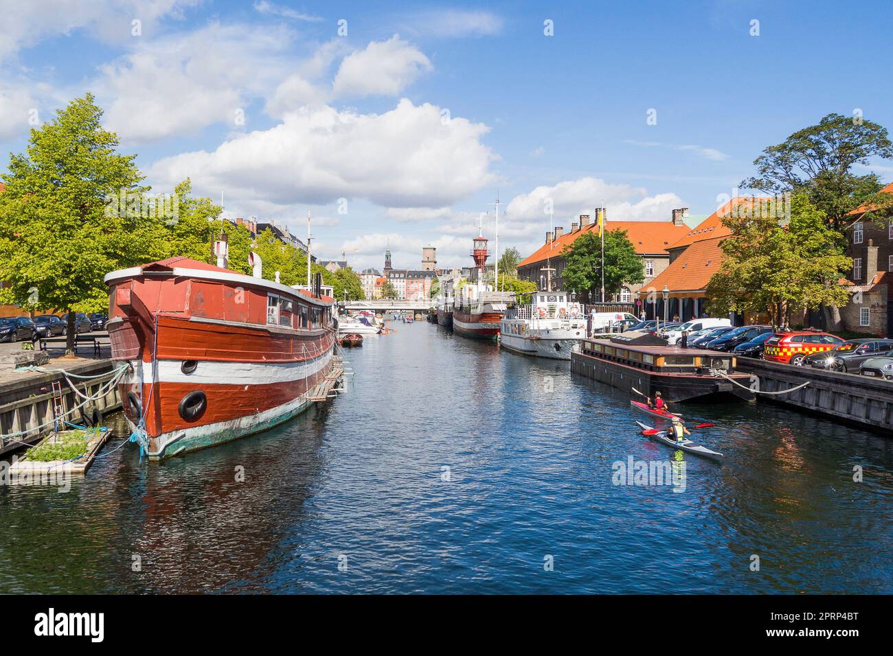 Dänemark, Kopenhagen - Frederiksholms-Kanal Stockfoto