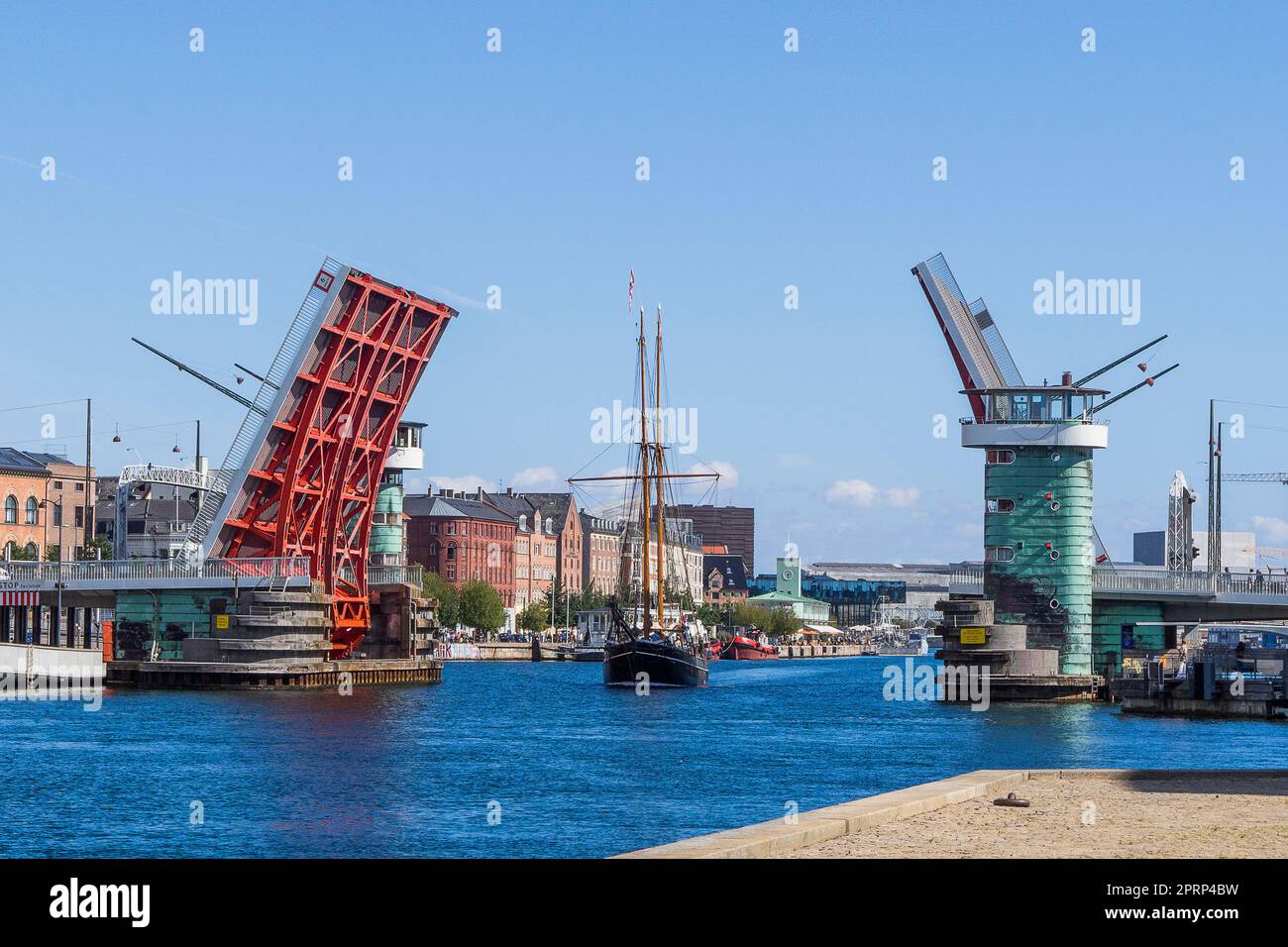 Dänemark, Kopenhagen - Knippelsbro Brücke Stockfoto