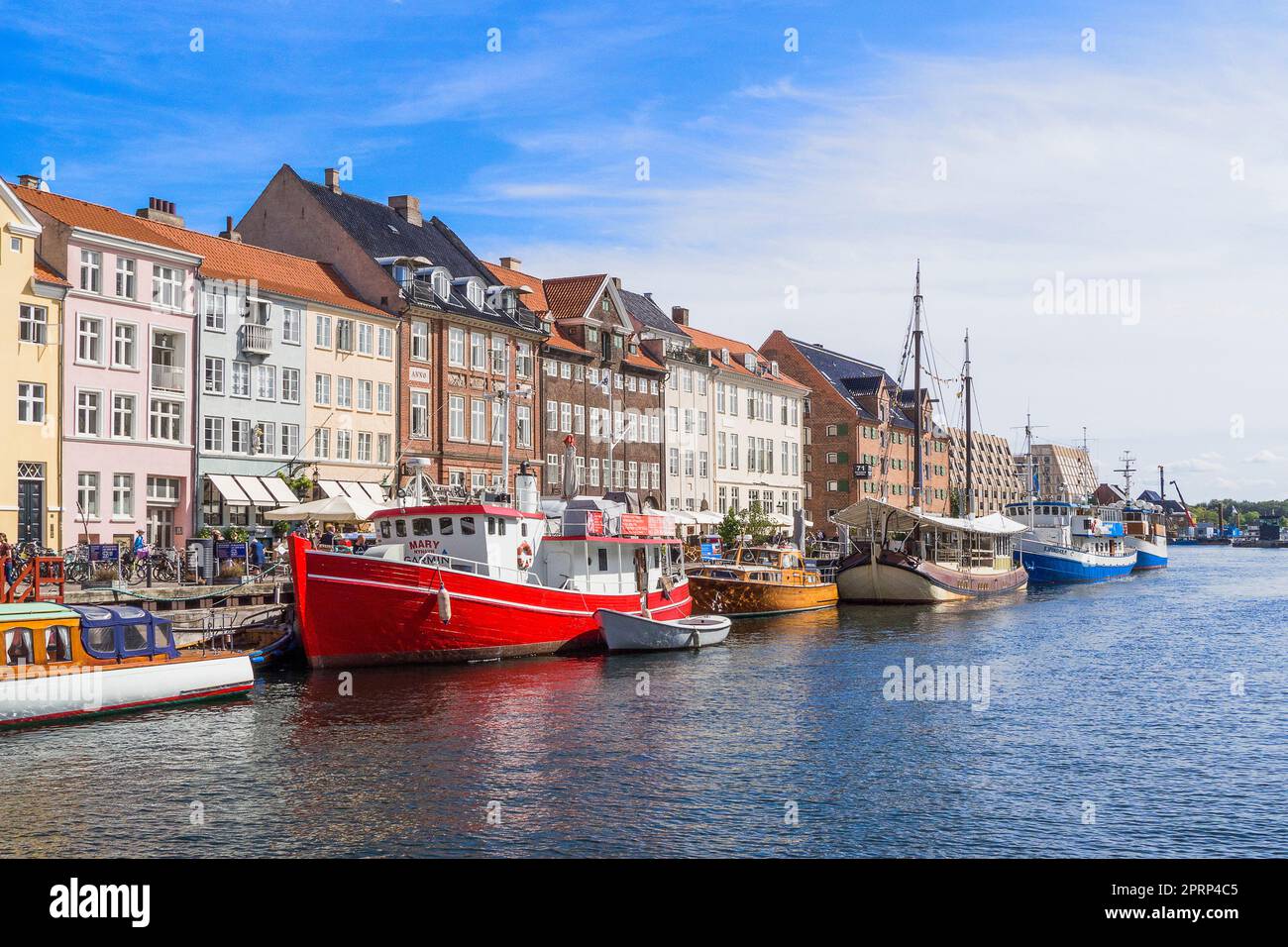 Dänemark, Kopenhagen - Nyhavn Stockfoto