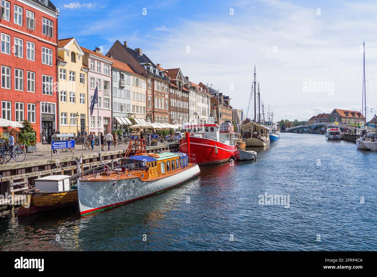 Dänemark, Kopenhagen - Nyhavn Stockfoto