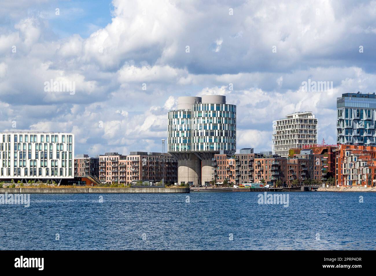 Dänemark, Kopenhagen - Nordhavn Bassin Stockfoto