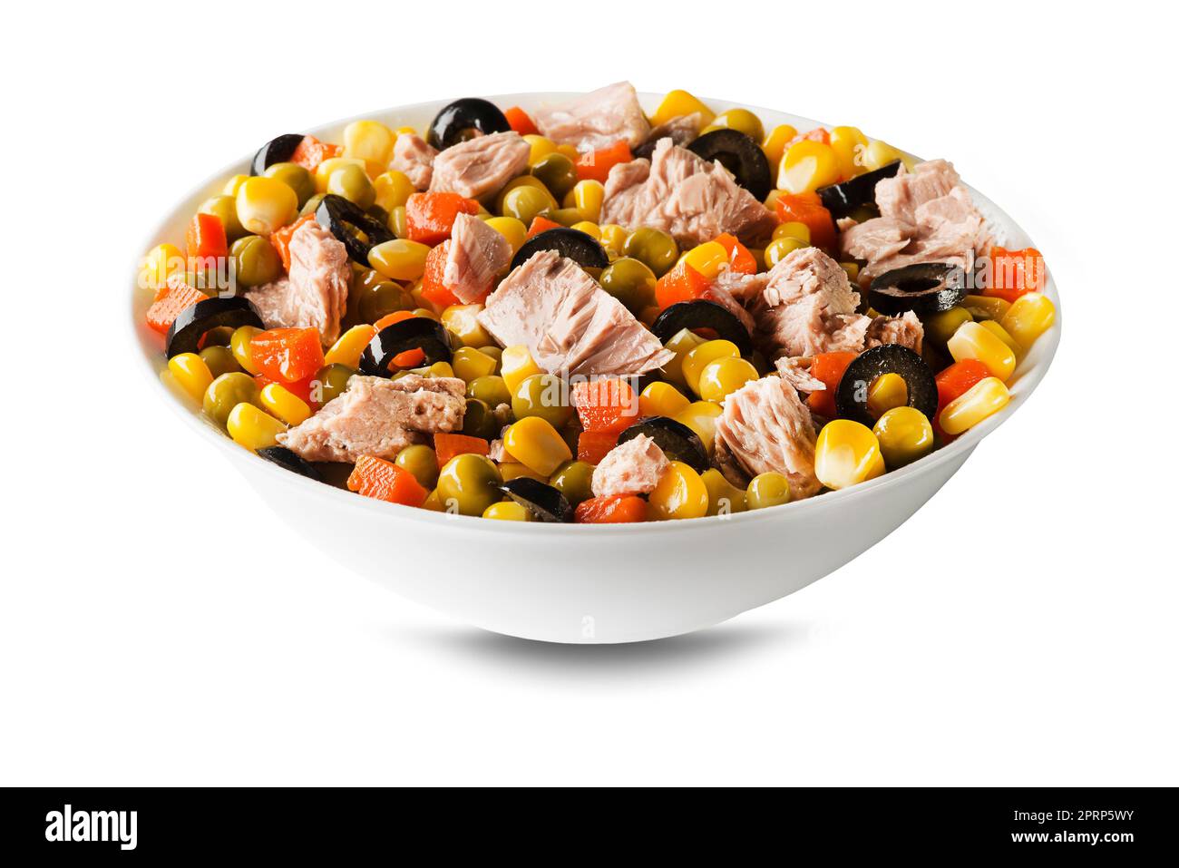 Thunfisch-Maissalat Stockfoto