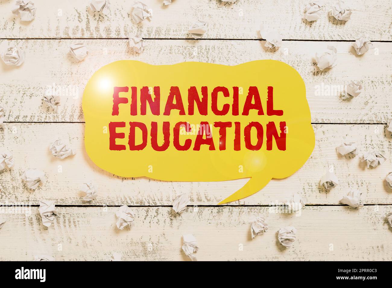 Hand schreiben Zeichen Financial Education. Wort zum Verständnis von Währungsbereichen wie Finanzen und Investieren Stockfoto