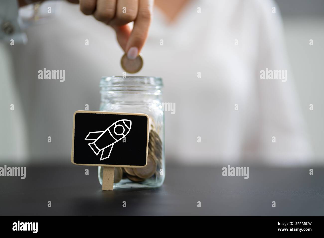 Erfolg Bei Der Unternehmensgründung Und -Finanzierung Stockfoto