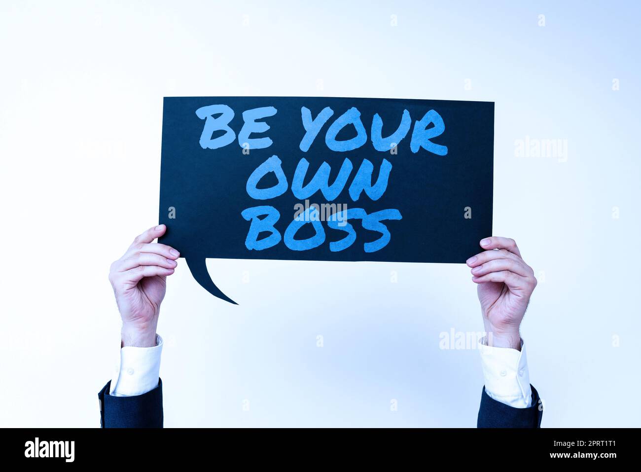 Inspiration mit Schild Zuhören und Lernen. Wort geschrieben auf Entrepreneurship Start Business Independence selfemployed Stockfoto