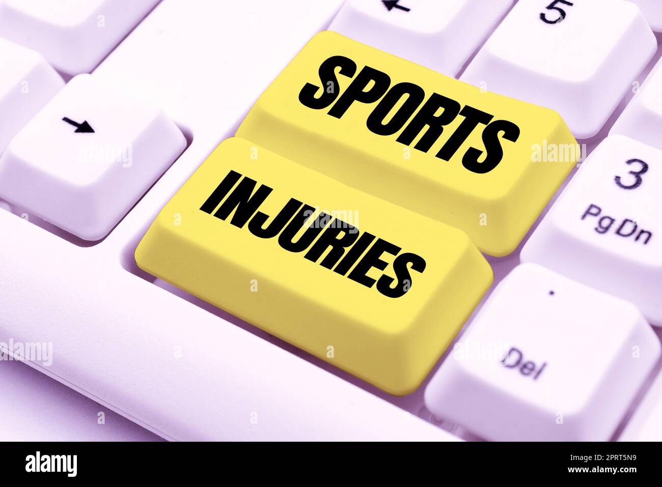 Konzeptionelle Darstellung Sportverletzungen, Konzept-Bedeutungsprogramm, das Mitarbeitern hilft, spezifisches Wissen zu erlernen Stockfoto