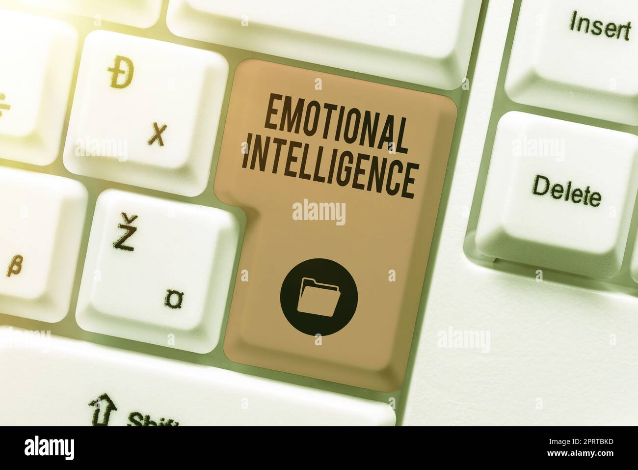 Inspiration zeigt Zeichen emotionale Intelligenz. Wort geschrieben über selbst-und Sozialbewusstsein Umgang mit Beziehungen gut Stockfoto