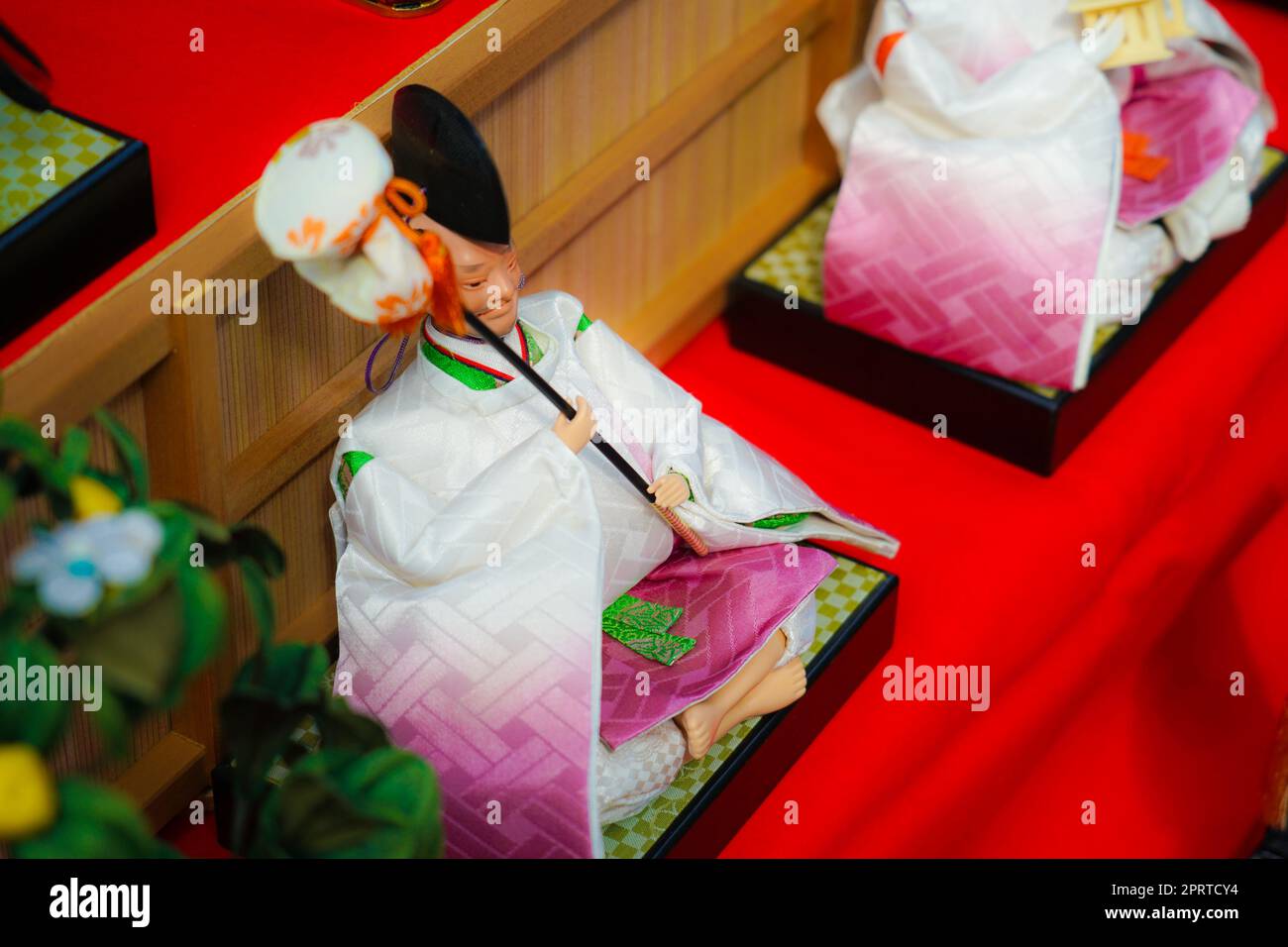 Puppenfestival der Tiers (japanische Kultur) Stockfoto