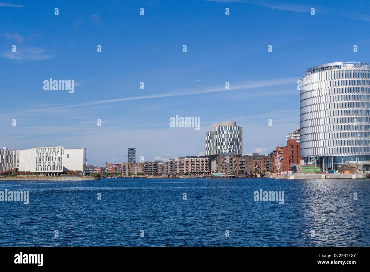 Dänemark, Kopenhagen - Nordhavn Stockfoto