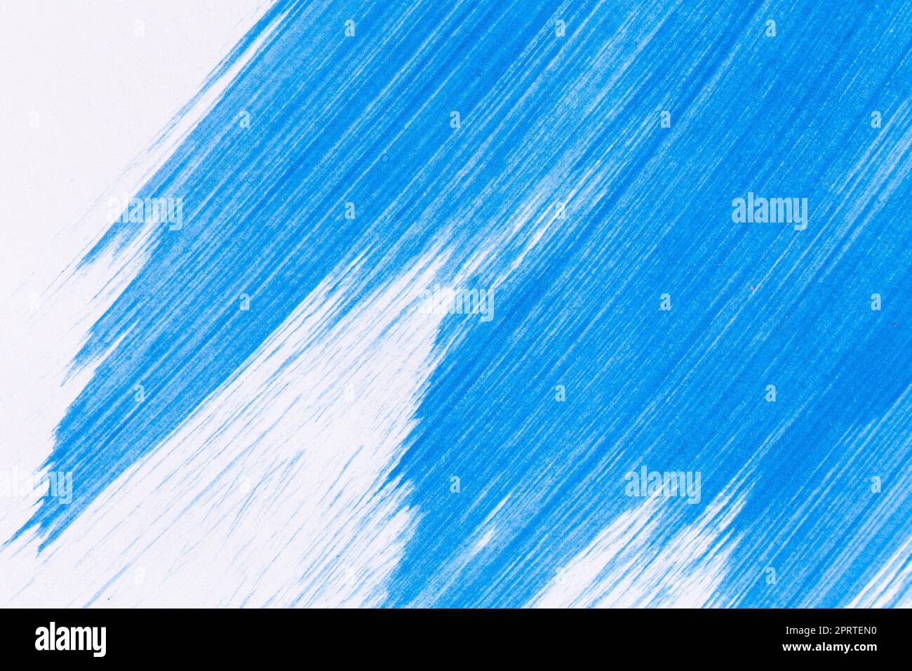 Farbe: Acrylfarbe, Textur, blauer Hintergrund Stockfoto