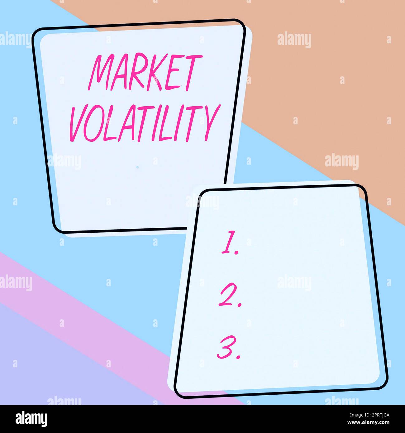 Handgeschriebenes Schild MarktvolatileUnderlying Securities prices fluktuiert den Stabilitätsstatus. Geschäftsbeispiele, die den Wertpapierpreisen zugrunde liegen, schwanken den Stabilitätsstatus Stockfoto
