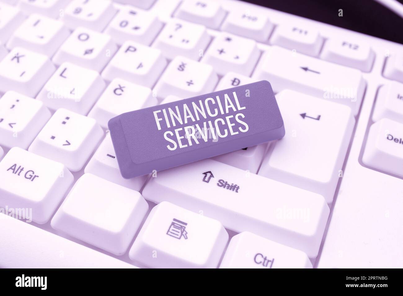 Schreiben mit Text Financial Services Money and Investment Leasing Lending Stock Brokerages. Unternehmen präsentieren Börsenmakler für Geld- und Investmentleasing-Darlehen Stockfoto