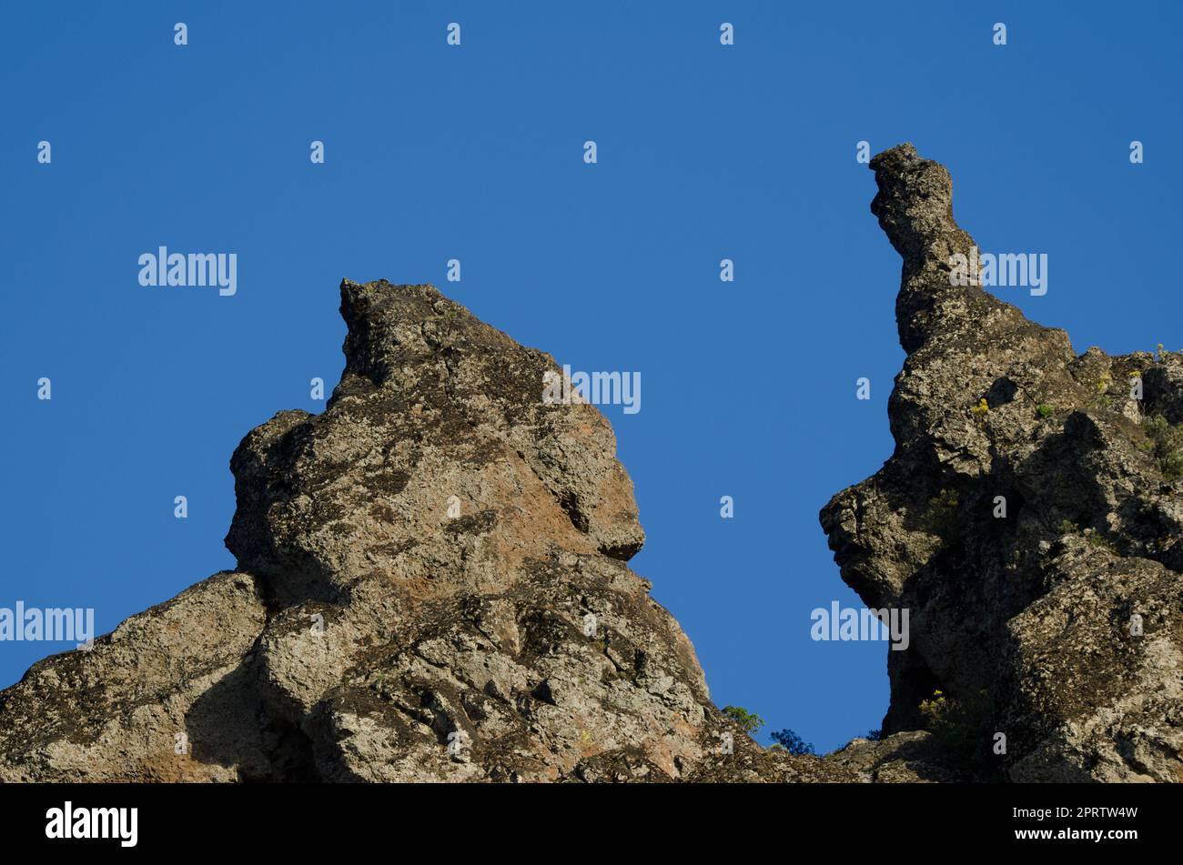 Felsklippe im Nublo Rural Park. Stockfoto