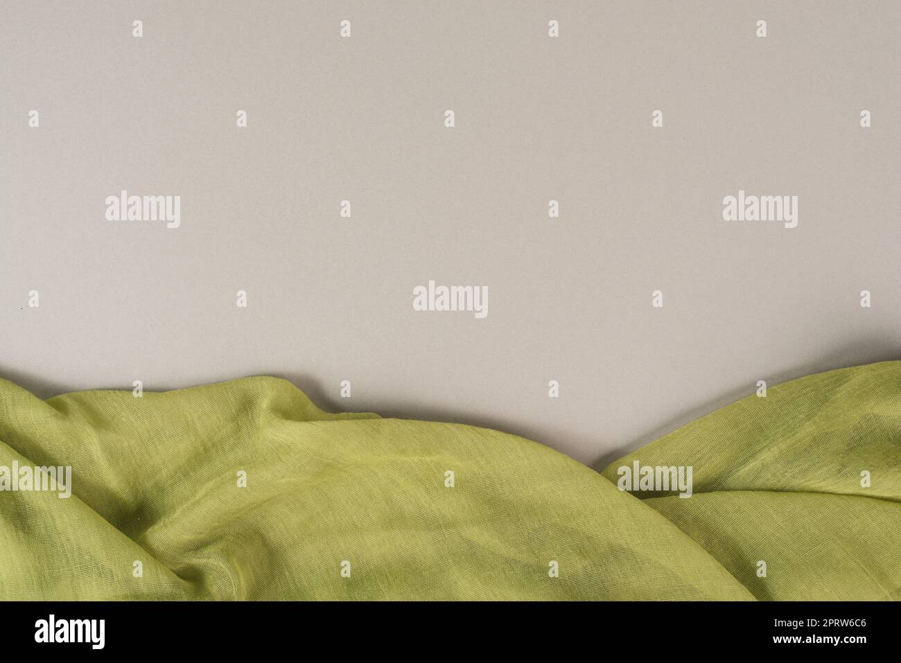 Hintergrund mit einem grünen gewebten Tuch, kopieren Platz für Text Stockfoto