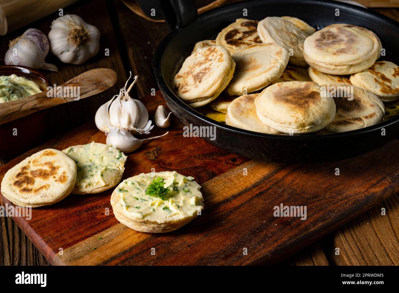 Bieszczadzkie Proziaki, Soda-Brot, aus Subkarpathien Stockfoto