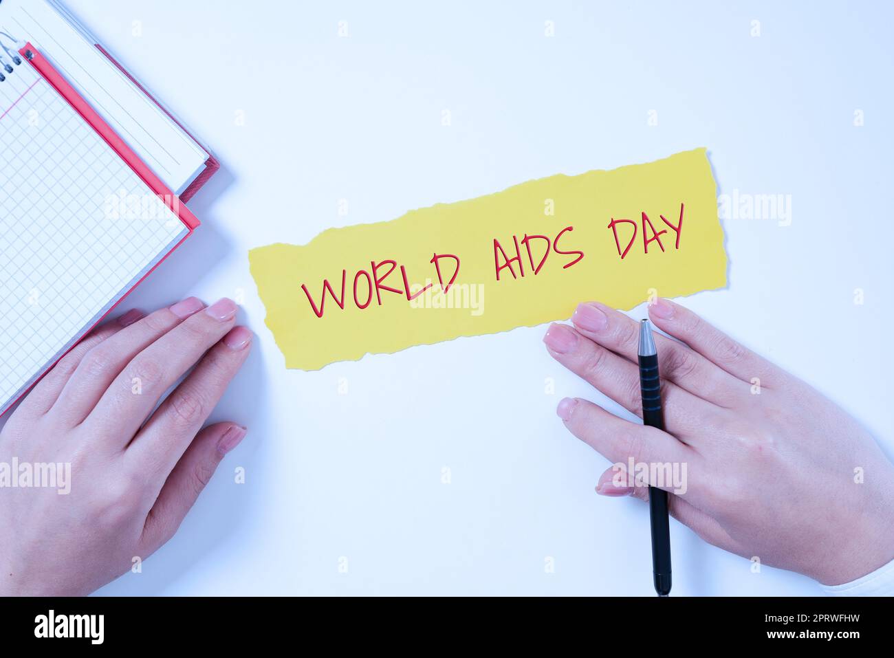 Konzeptionelle Darstellung World AIDS Day1. Dezember widmet sich der Sensibilisierung für AIDS, Internet Concept 1. Dezember widmet sich der Sensibilisierung Stockfoto