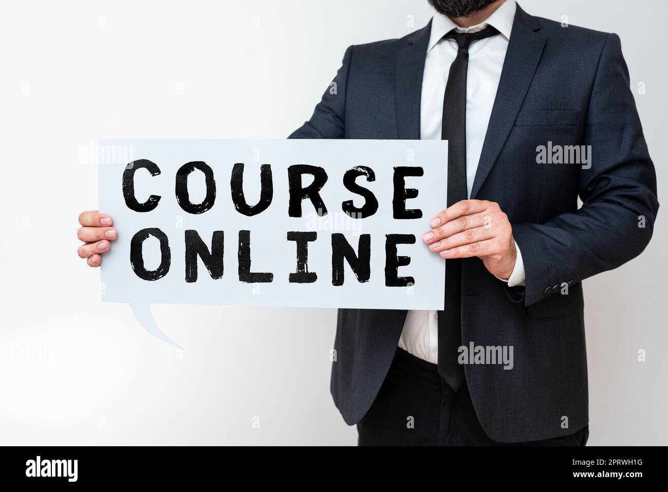Handschriftentext Kurs Online. Business Approach eLearning Electronic Education Fernstudium Digital Class Stockfoto