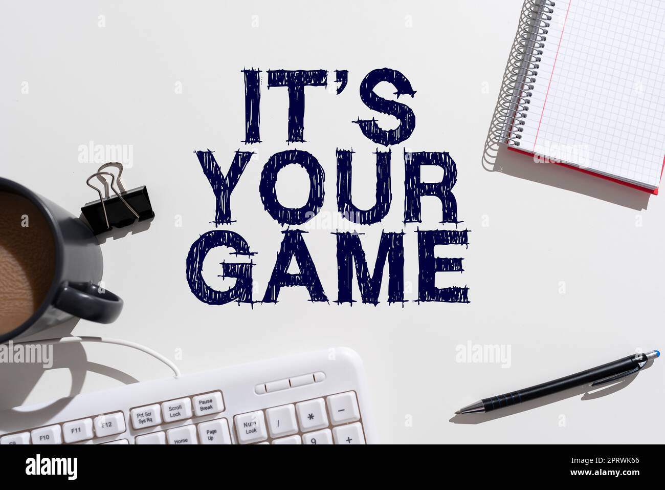 Konzeptionelle Bildunterschrift IT S Your Game. Geschäftskonzept Sie planen Ihre eigenen Strategien, um Erfolg zu erzielen Freizeit Stockfoto