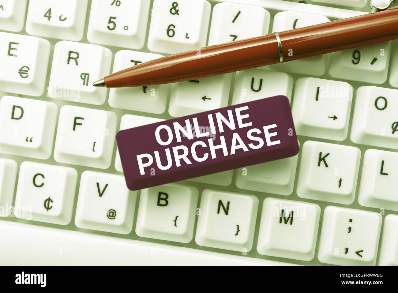 Textzeichen mit Anzeige von Online-EinkaufenEinkäufen von E-Commerce-Waren über das Internet. Unternehmensübersicht kauft elektronische Handelswaren über das Internet Stockfoto