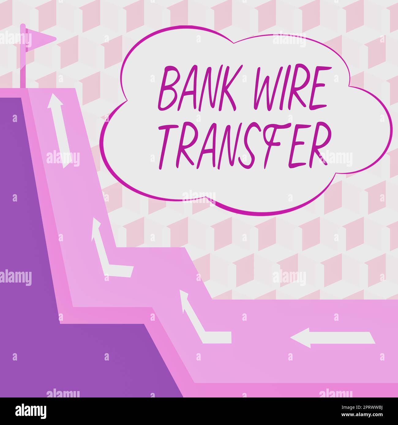 Schild mit Überweisung elektronischer Geldtransfer über Banken. Konzeptfoto elektronischer Mittelübergang durch Finanzinstanzen. Stockfoto