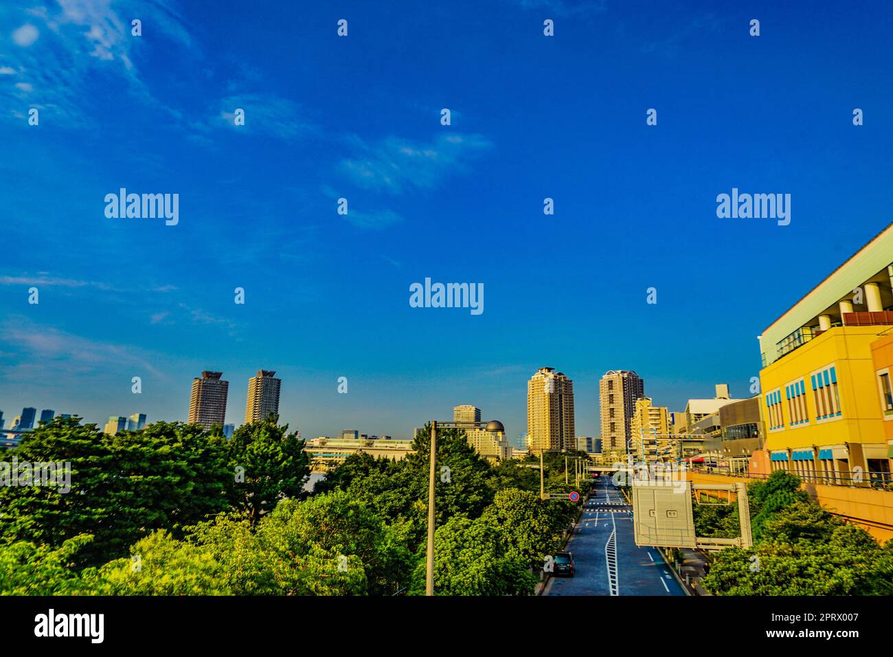 Bild der Stadt Odaibas (Minato-ku, Tokio) Stockfoto