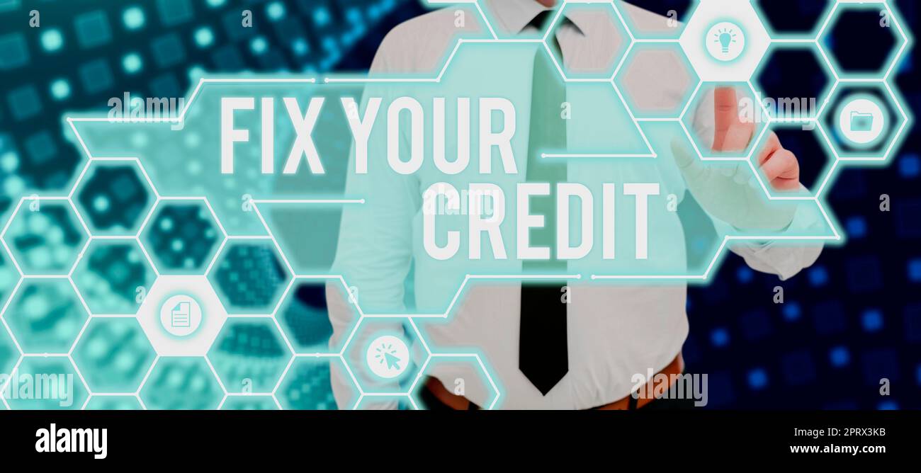 Text mit Inspiration Richten Sie Ihren CreditKeep Kontostand bei Kreditkarten und anderen Krediten niedrig ein. Wort für „Guthaben bei Kreditkarten und anderen Krediten niedrig halten“ Stockfoto