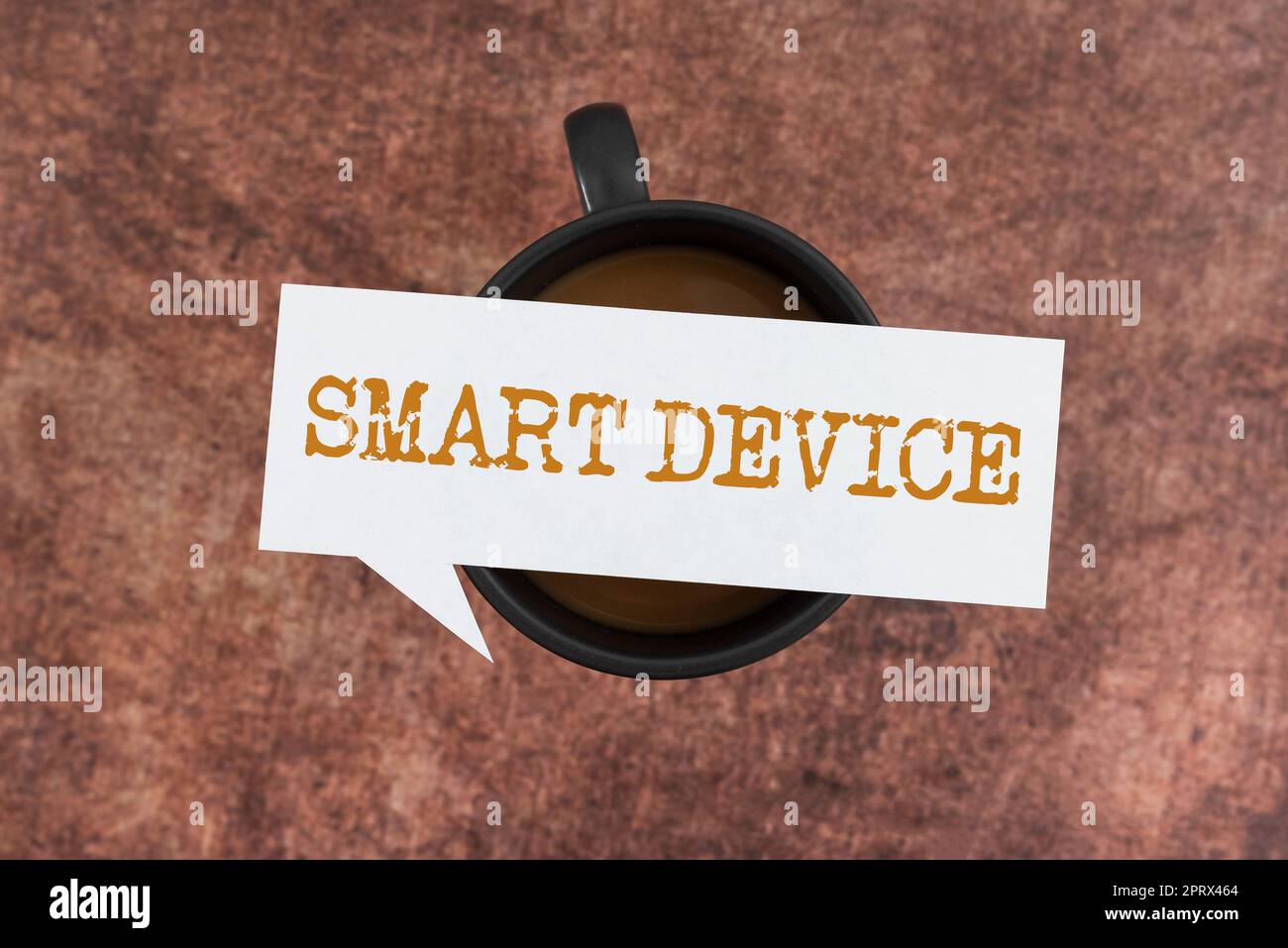 Schreiben, Text anzeigen Smart Device. Wort für elektronische Gadget, das in der Lage, zu verbinden teilen interagieren mit dem Benutzer Stockfoto