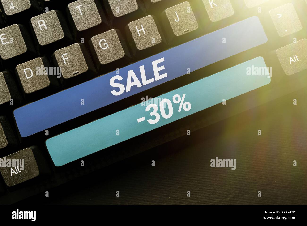 Text zeigt Inspiration Sale 30. Geschäftskonzept Ein Aktionspreis für einen Artikel mit einem Preisverschlag von 30 Prozent Stockfoto