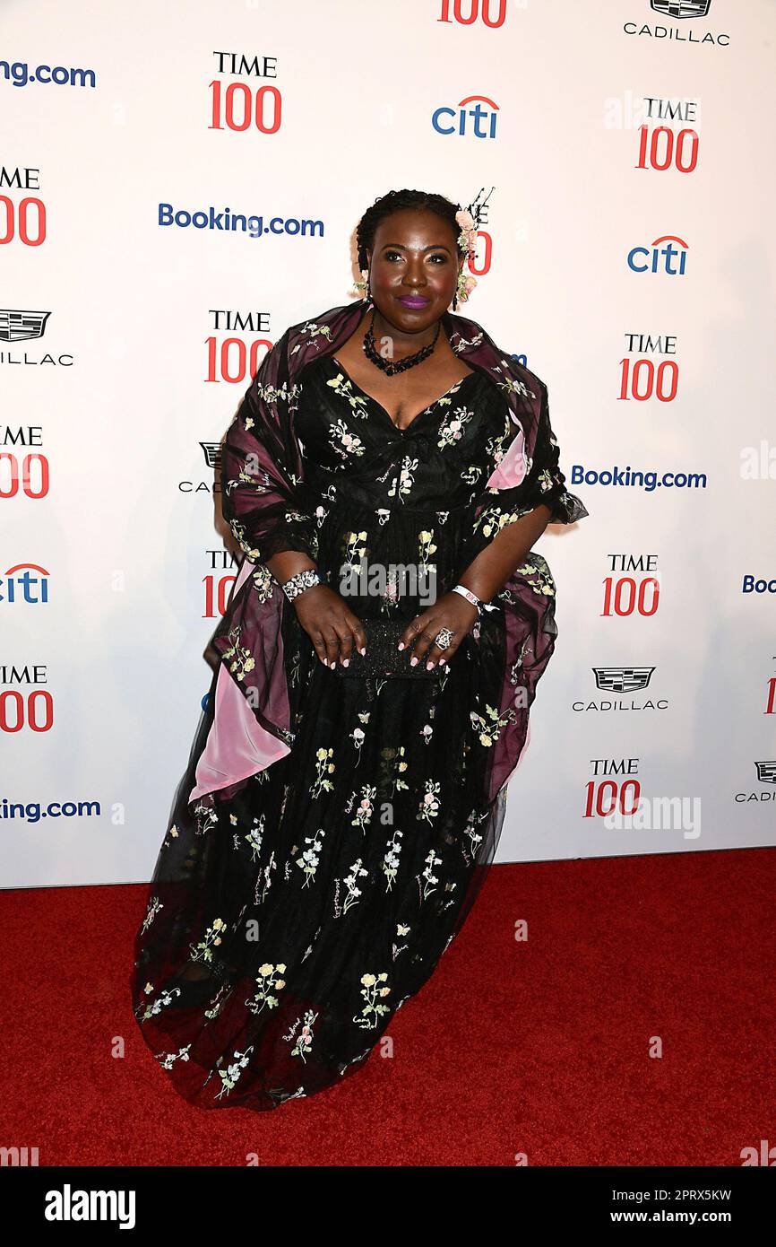 Tracie D Hall besucht am 26. April 2023 beim Jazz im Lincoln Center in New York, New York, USA die TIME 100 Most Influential People in the World Gala. Robin Platzer/Twin Images/SIPA USA Stockfoto