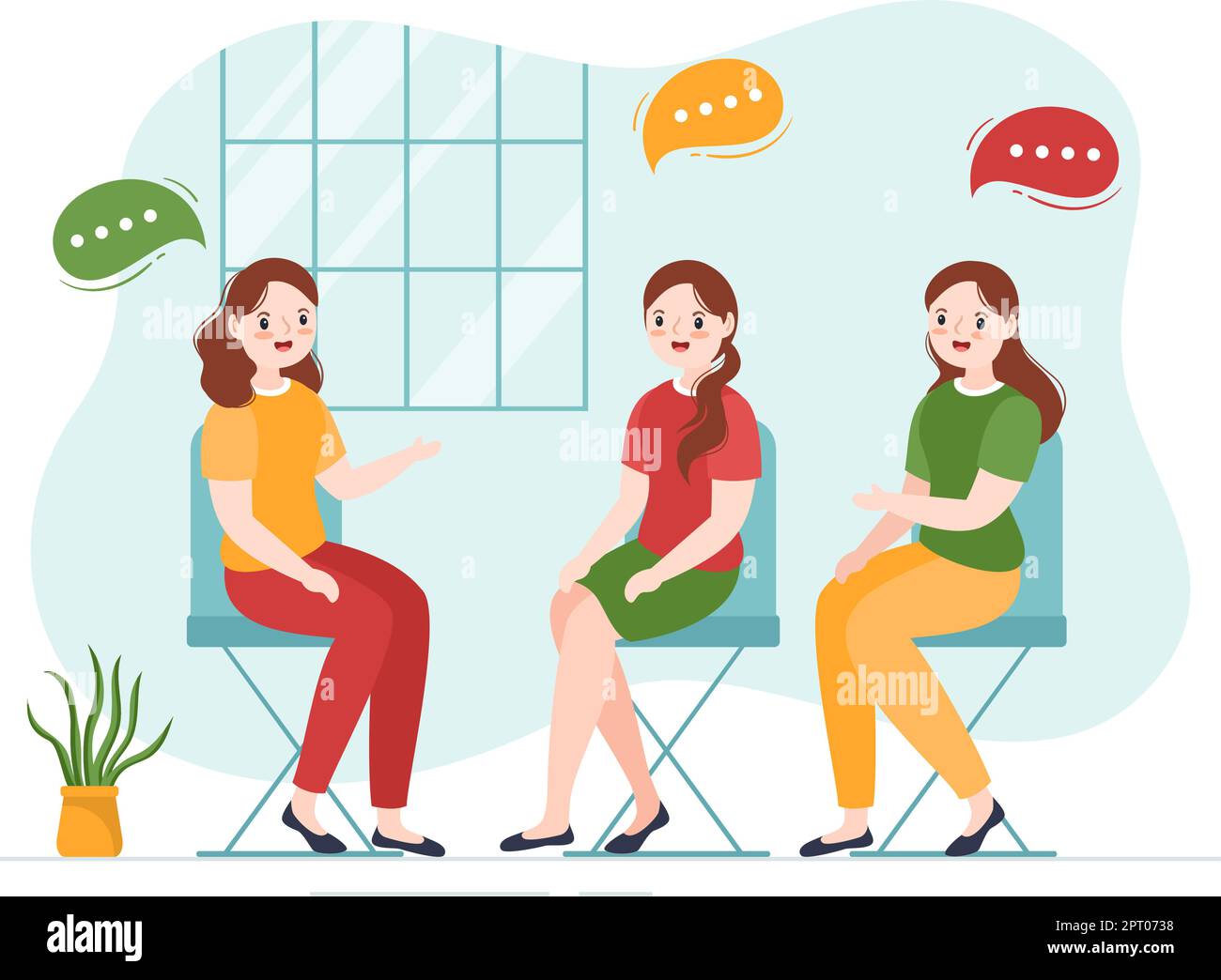 Rehabilitation Flat Cartoon Handgezeichnete Vorlagen Illustration Mit Rehabilitation Flat Cartoon Handgezeichnete Vorlagen Illustration Mit