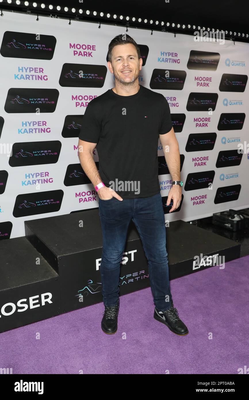 27. April 2023: JOSH WHITE nimmt am 27. April 2023 im Moore Park Entertainment Quarter am Hyper Karting Celebrity Event in Sydney, Australien Teil (Kredit-Image: © Christopher Khoury/Australian Press Agency via ZUMA Wire) – NUR REDAKTIONELLER GEBRAUCH! Nicht für den kommerziellen GEBRAUCH! Stockfoto