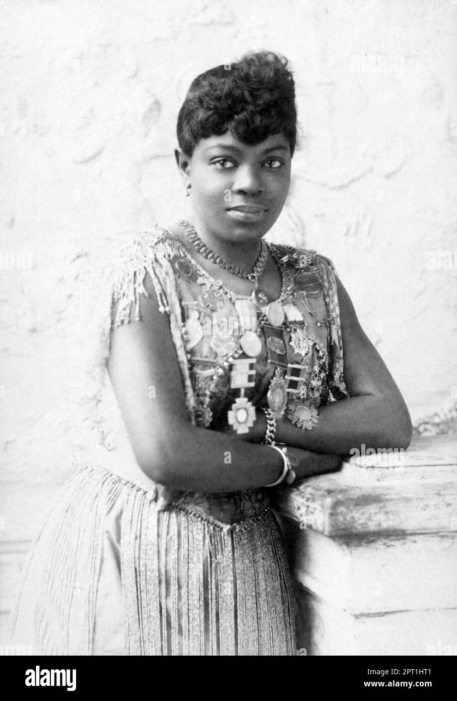 Sissieretta Jones. Portrait des afroamerikanischen Soprans Matilda Sissieretta Joyner Jones (1868-1933) von Napoleon Sarony, c. 1895 Stockfoto