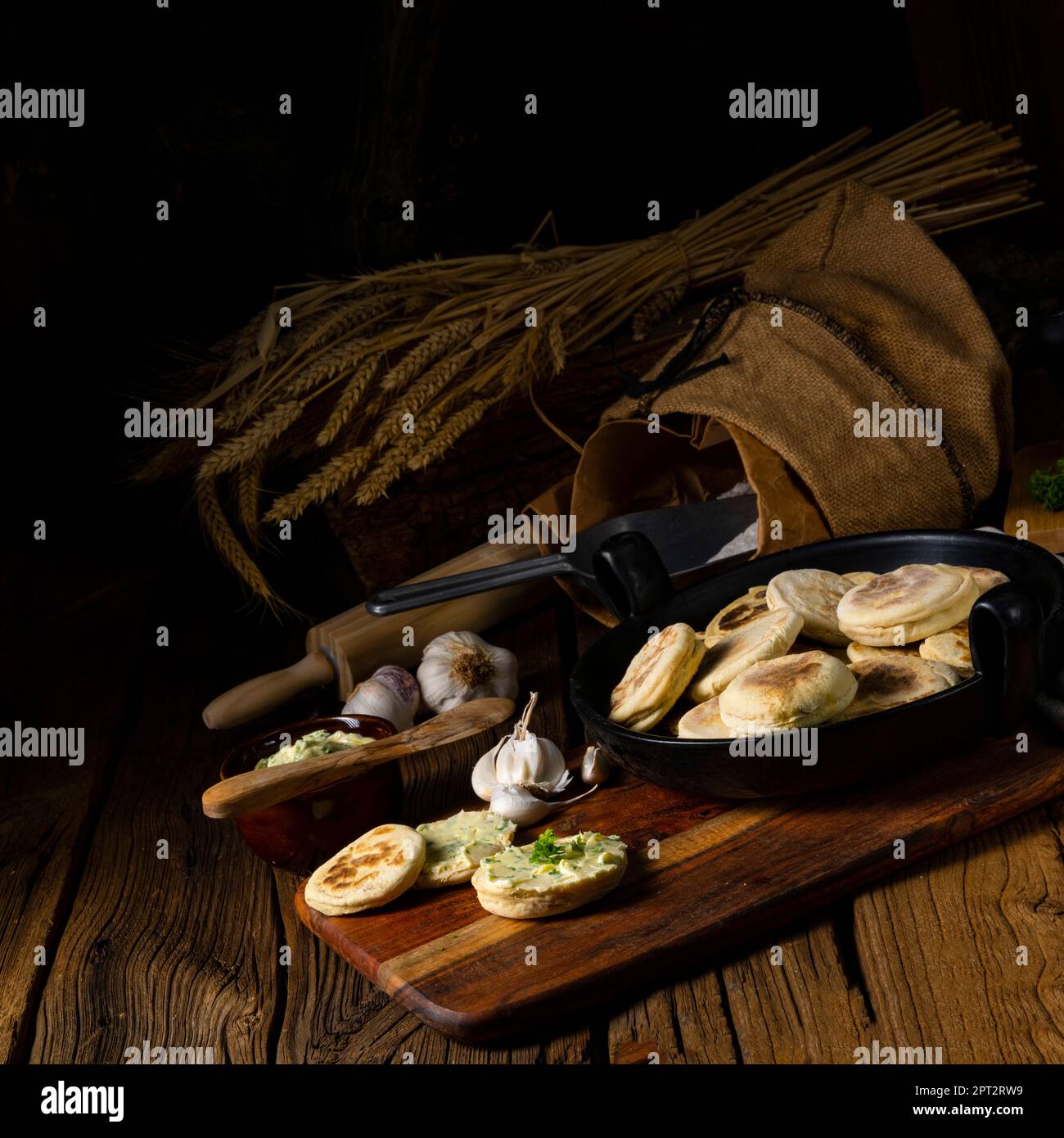 Bieszczadzkie Proziaki, Soda-Brot, aus Subkarpathien Stockfoto