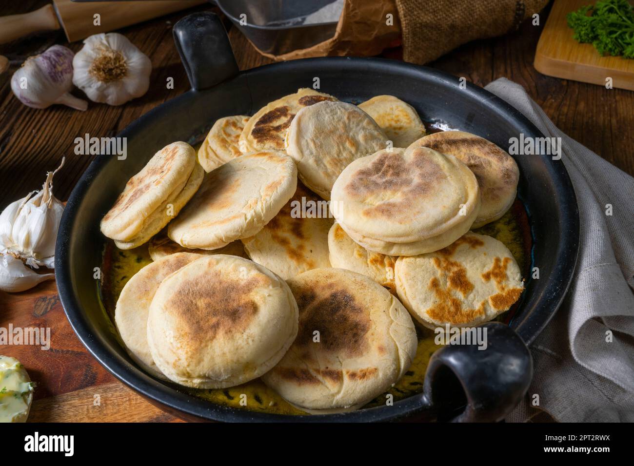 Bieszczadzkie Proziaki, Soda-Brot, aus Subkarpathien Stockfoto