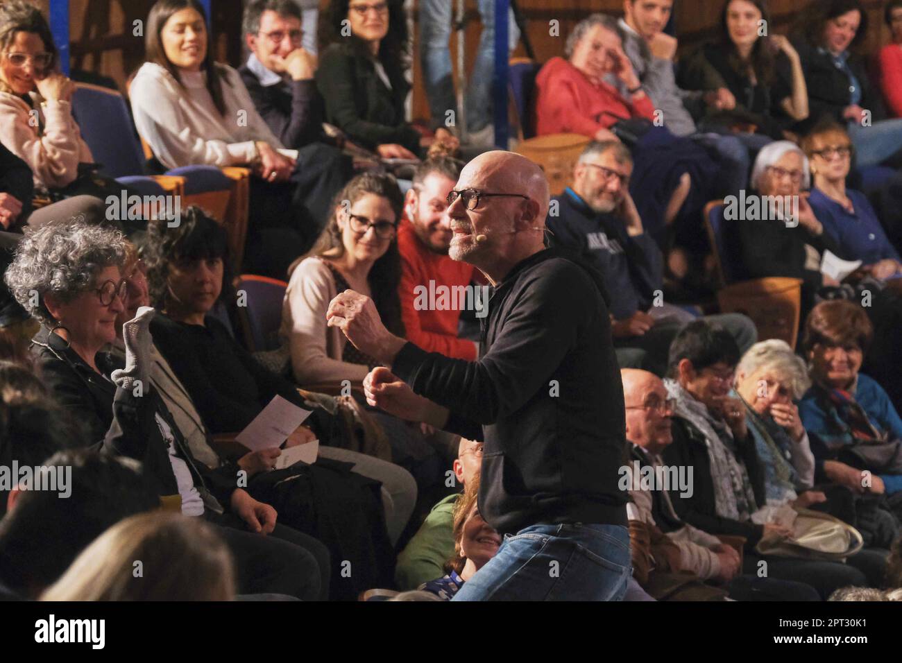 Verona, Italien. 26. April 2023. Filippo Nigro während Filipppo Nigro - Every brilliant thing (Le cose per cui vale la pena vivere), Theather Show in Verona, Italien, April 26 2023 Kredit: Independent Photo Agency/Alamy Live News Stockfoto