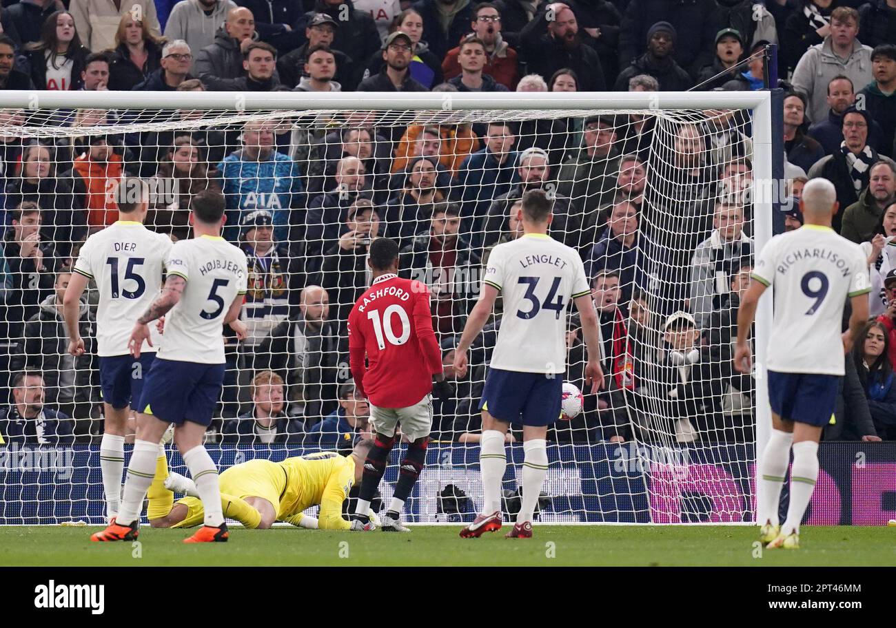 Tottenham Hotspur Torwart Fraser Forster konnte Manchester United beim