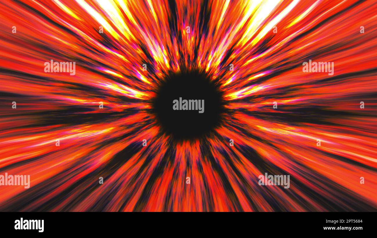 Radiale Streifen. Computer erzeugt 3D Rendering Stockfoto