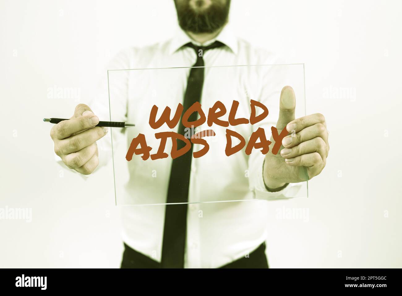 Konzeptionelle Darstellung World AIDS Day1. Dezember widmet sich der Sensibilisierung für AIDS, Internet Concept 1. Dezember widmet sich der Sensibilisierung Stockfoto