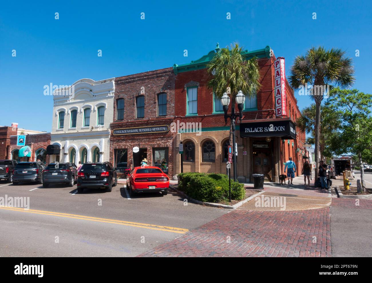 Palace Saloon, Fernandina Beach, Amelia Island, Florida Stockfoto