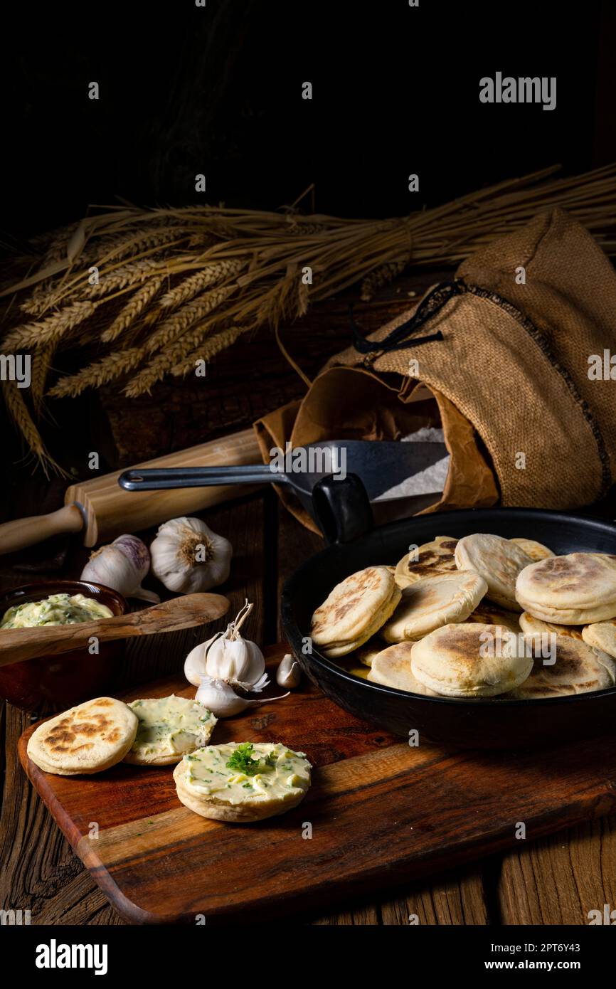 Bieszczadzkie Proziaki, Soda-Brot, aus Subkarpathien Stockfoto